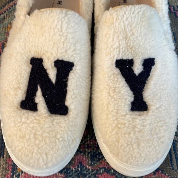 Joshua’s NY leather wool shearling plush slip on loafers sz 41 - Picture 5 of 7